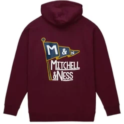 Men Mitchell & Ness Hoodies & Sweatshirts-Branded M&N Flag Hoodie