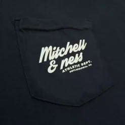 Men Mitchell & Ness T-Shirts & Tops-Branded M&N Graphic Pocket Tee
