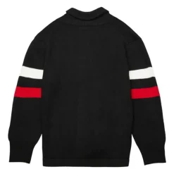 Men Mitchell & Ness Jackets & Outerwear-Branded M&N Shawl Cardigan Sweater