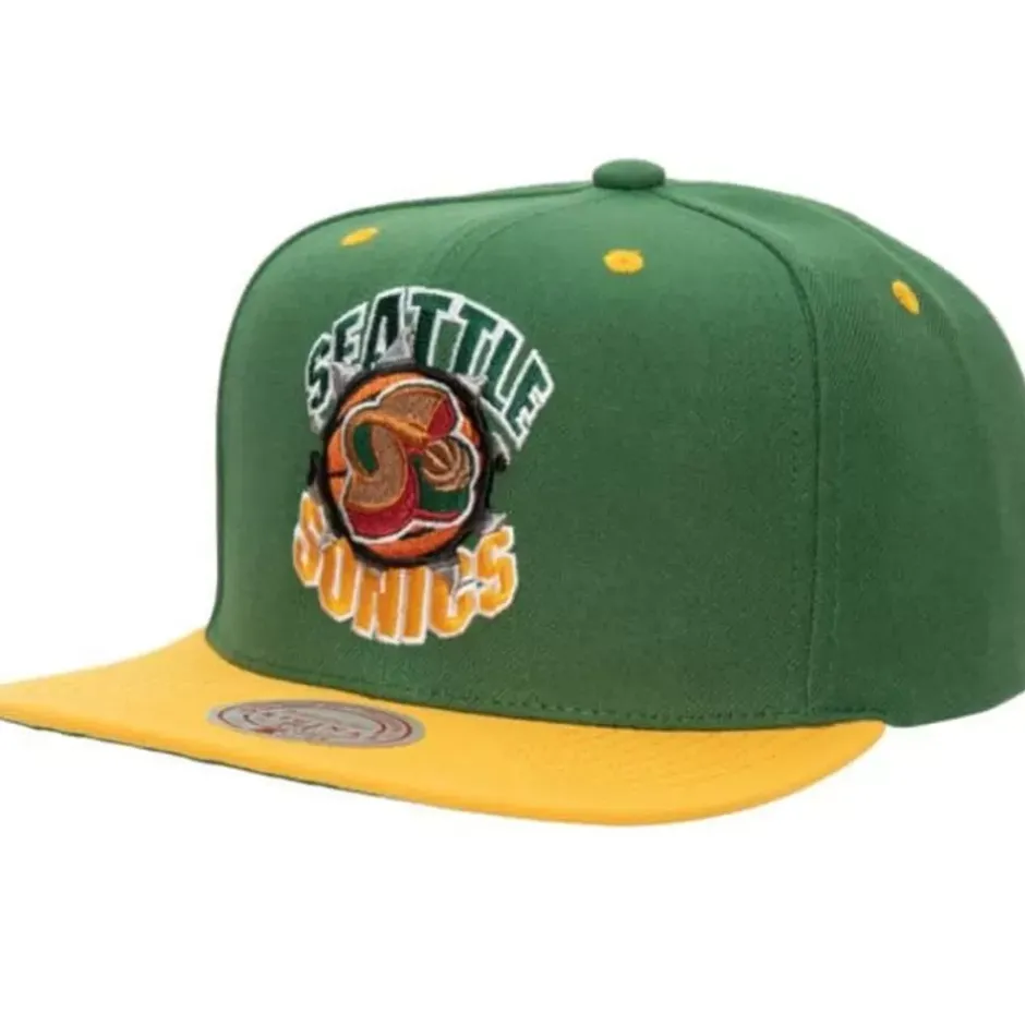 Mitchell & Ness Snapback-Breakthrough Snapback Hwc Seattle Supersonics
