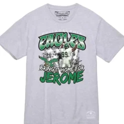 Men Mitchell & Ness T-Shirts & Tops-Bring It Home Tee Philadelphia Eagles Jerome Brown