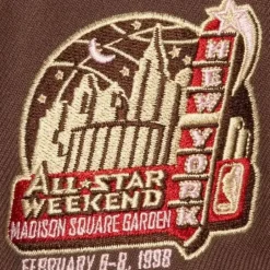 Mitchell & Ness Fitted-Brown Sugar Bacon Fitted Hat Hwc New York Knicks