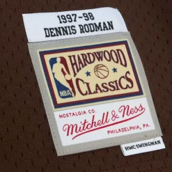 Mitchell & Ness Nba Swingman-Brown Sugar Bacon Swingman Jersey Chicago Bulls 1997-98 Dennis Rodman