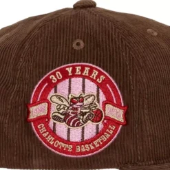 Mitchell & Ness Snapback-Bsb Cord Deadstock Snapback Hwc Charlotte Hornets