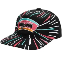 Mitchell & Ness Snapback-Burst Deadstock Snapback Hwc San Antonio Spurs
