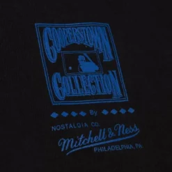 Men Mitchell & Ness T-Shirts & Tops-Bw Photo Los Angeles Dodgers Fernando Valenzuela