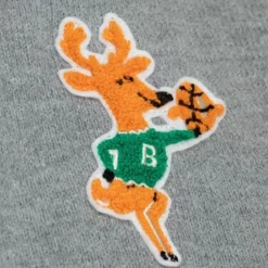 Men Mitchell & Ness Hoodies & Sweatshirts-Cardigan Sweater Milwaukee Bucks