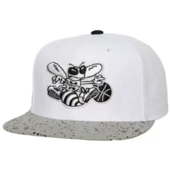 Mitchell & Ness Snapback-Cement Top Snapback Hwc Charlotte Hornets