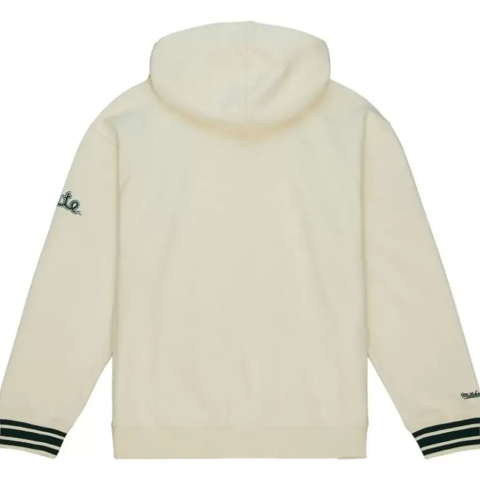 Men Mitchell & Ness Hoodies & Sweatshirts-Chainstitch Heavyweight Hoodie Retro Michigan State University