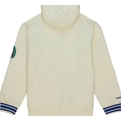 Men Mitchell & Ness Hoodies & Sweatshirts-Chainstitch Heavyweight Hoodie Retro Seattle Seahawks