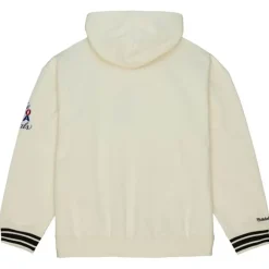 Men Mitchell & Ness Hoodies & Sweatshirts-Chainstitch Heavyweight Hoodie Retro Detroit Pistons