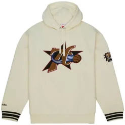 Men Mitchell & Ness Hoodies & Sweatshirts-Chainstitch Heavyweight Hoodie Retro Philadelphia 76Ers