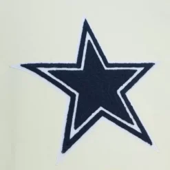 Men Mitchell & Ness Hoodies & Sweatshirts-Chainstitch Heavyweight Hoodie Retro Dallas Cowboys