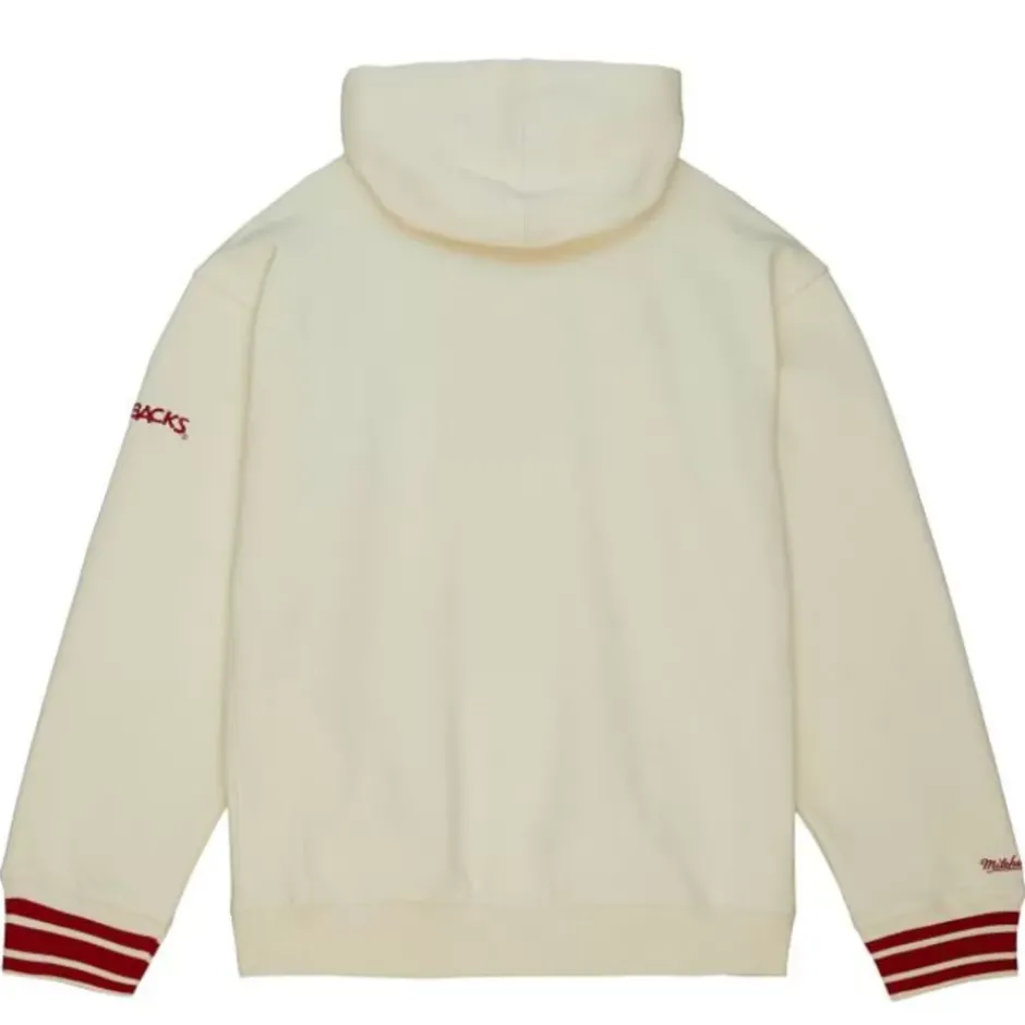 Men Mitchell & Ness Hoodies & Sweatshirts-Chainstitch Heavyweight Hoodie Retro University Of Arkansas