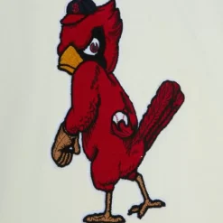 Men Mitchell & Ness Hoodies & Sweatshirts-Chainstitch Heavyweight Hoodie Retro St. Louis Cardinals