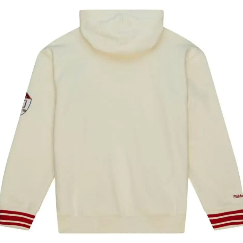 Men Mitchell & Ness Hoodies & Sweatshirts-Chainstitch Heavyweight Hoodie Retro San Francisco 49Ers