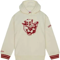 Men Mitchell & Ness Hoodies & Sweatshirts-Chainstitch Heavyweight Hoodie Retro Washington State University