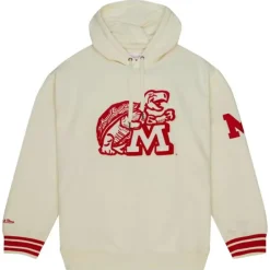 Men Mitchell & Ness Hoodies & Sweatshirts-Chainstitch Heavyweight Hoodie Retro University Of Maryland