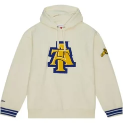 Men Mitchell & Ness Hoodies & Sweatshirts-Chainstitch Heavyweight Hoodie Current North Carolina A&T University