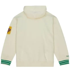 Men Mitchell & Ness Hoodies & Sweatshirts-Chainstitch Heavyweight Hoodie Retro Milwaukee Bucks