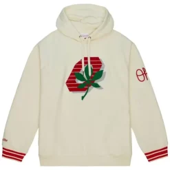 Men Mitchell & Ness Hoodies & Sweatshirts-Chainstitch Heavyweight Hoodie Current Ohio State