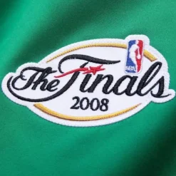 Men Mitchell & Ness Jackets & Outerwear-Champ City Satin Jacket Boston Celtics