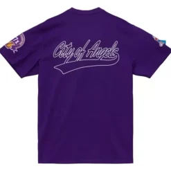 Men Mitchell & Ness T-Shirts & Tops-Champ City Ss Tee Los Angeles Lakers