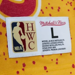 Men Mitchell & Ness T-Shirts & Tops-Champ City Sublimated Ss Tee Houston Rockets