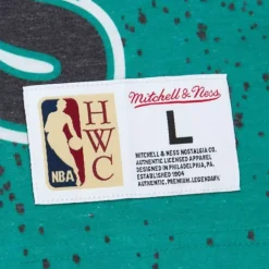 Men Mitchell & Ness T-Shirts & Tops-Champ City Sublimated Ss Tee Boston Celtics