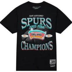 Men Mitchell & Ness T-Shirts & Tops-Champions Era Ss Tee Hwc San Antonio Spurs