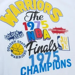 Men Mitchell & Ness T-Shirts & Tops-Champs Fest Ss Tee Hwc Golden State Warriors