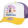 Mitchell & Ness Snapback-Champs Fest Trucker Hwc Los Angeles Lakers