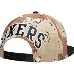 Mitchell & Ness Snapback-Choco Camo Snapback Philadelphia 76Ers