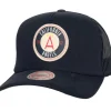 Mitchell & Ness Snapback-Circle Change Trucker Coop California Angels