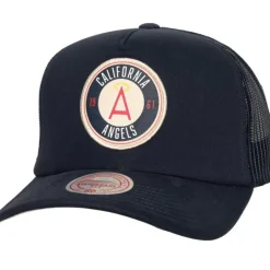Mitchell & Ness Snapback-Circle Change Trucker Coop California Angels