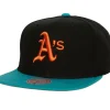 Mitchell & Ness Snapback-Citrus Cooler Snapback Coop Oakland Athletics