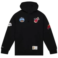 Men Mitchell & Ness Hoodies & Sweatshirts-City Collection Fleece Hoody Miami Heat