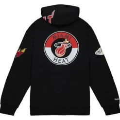Men Mitchell & Ness Hoodies & Sweatshirts-City Collection Fleece Hoody Miami Heat