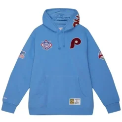 Men Mitchell & Ness Hoodies & Sweatshirts-City Collection Fleece Hoody Philadelphia Phillies