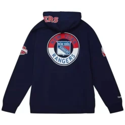 Men Mitchell & Ness Hoodies & Sweatshirts-City Collection Fleece Hoody New York Rangers