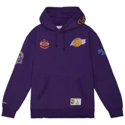 Men Mitchell & Ness Hoodies & Sweatshirts-City Collection Fleece Hoody Los Angeles Lakers
