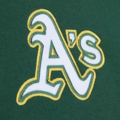 Men Mitchell & Ness Hoodies & Sweatshirts-City Collection Fleece Hoody Oakland Athletics