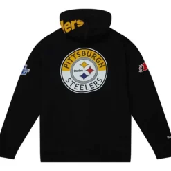 Men Mitchell & Ness Hoodies & Sweatshirts-City Collection Fleece Hoody Pittsburgh Steelers