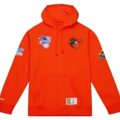 Men Mitchell & Ness Hoodies & Sweatshirts-City Collection Fleece Hoody Baltimore Orioles