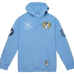 Men Mitchell & Ness Hoodies & Sweatshirts-City Collection Fleece Hoody University Of North Carolina