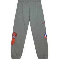 Men Mitchell & Ness Shorts-City Collection Fleece Pants New York Knicks