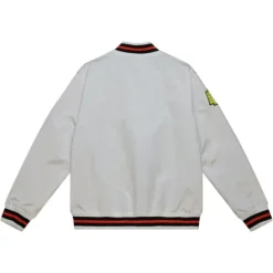 Men Mitchell & Ness Jackets & Outerwear-City Collection Lightweight Satin Jacket San Jose Clash