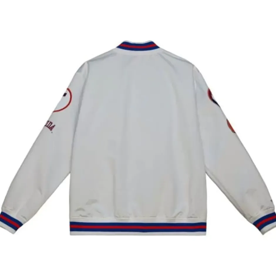 Men Mitchell & Ness Jackets & Outerwear-City Collection Lightweight Satin Jacket University Of Florida