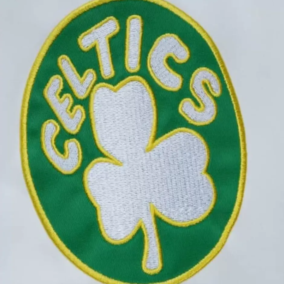 Men Mitchell & Ness Jackets & Outerwear-City Collection Lightweight Satin Jacket Boston Celtics