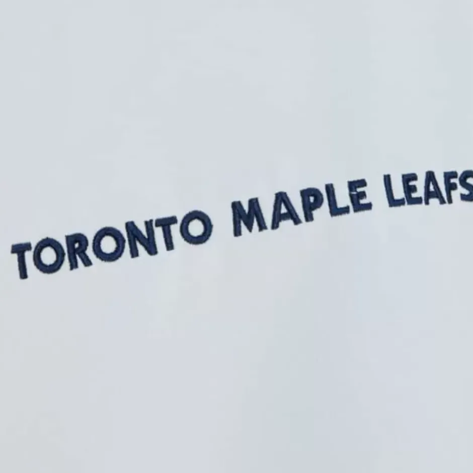 Men Mitchell & Ness Jackets & Outerwear-City Collection Lightweight Satin Jacket Toronto Maple Leafs